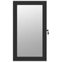 Voir la diapositive 4 : VIDAXL Armoire à bijoux avec miroir et éclairage LED mural noir