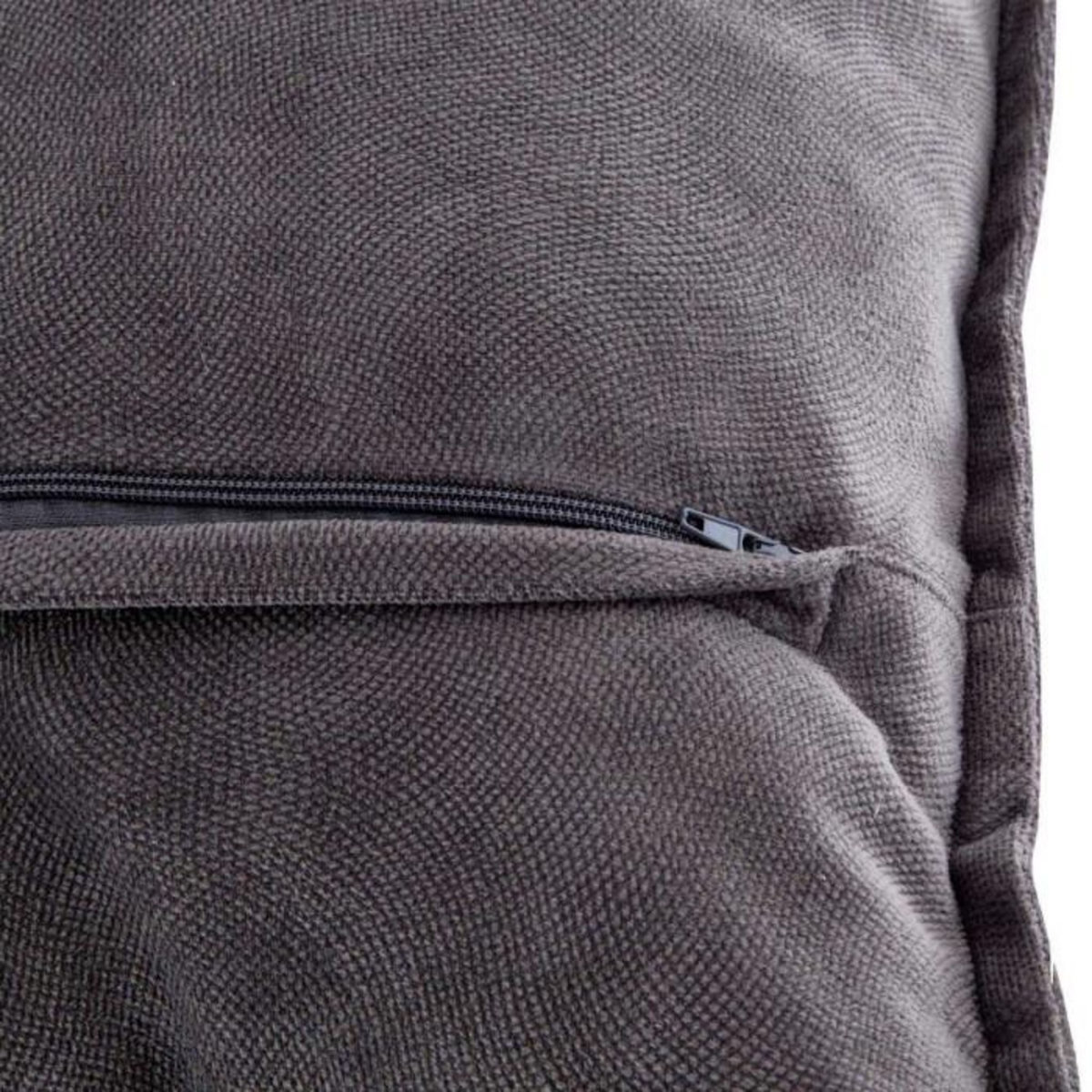 ATMOSPHERA Coussin Déhoussable  Lilou  45x45cm Gris Foncé