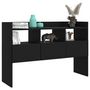Voir la diapositive 4 : VIDAXL Buffet Noir 105x30x70 cm Bois d'ingénierie