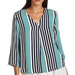 Vero Moda Blouse  à Rayures Femme Vero Moda Niva. Coloris disponibles : Beige