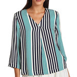 Vero Moda Blouse  à Rayures Femme Vero Moda Niva. Coloris disponibles : Beige