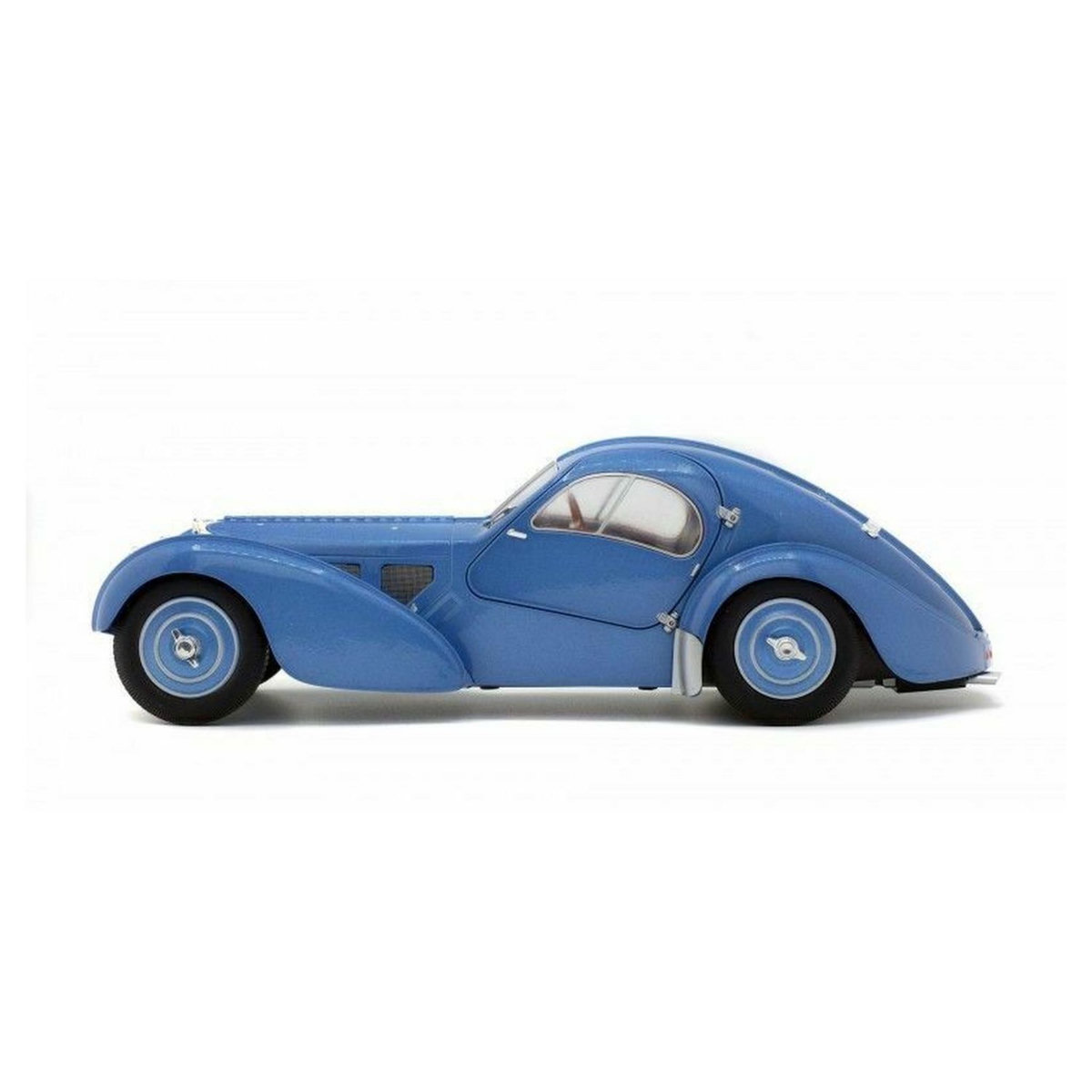 SOLIDO Voiture miniature Bugatti Atlantic 1937 gris bleu métallisé-1/18éme