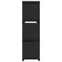 Voir la diapositive 3 : VIDAXL Etagere d'affichage 9 cubes Noir 103x30x107,5 cm Tissu