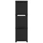 Voir la diapositive 3 : VIDAXL Etagere d'affichage 9 cubes Noir 103x30x107,5 cm Tissu