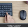 Voir la diapositive 3 : Logitech Clavier + Souris MK235 sans fil silencieux