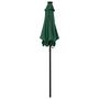 Voir la diapositive 3 : VIDAXL Parasol de jardin avec lumieres LED vert 200x211 cm aluminium