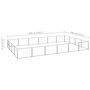 Voir la diapositive 6 : VIDAXL Chenil Argente 24 m² Acier