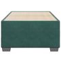 Voir la diapositive 4 : VIDAXL Cadre de lit sans matelas vert fonce 100x200 cm velours