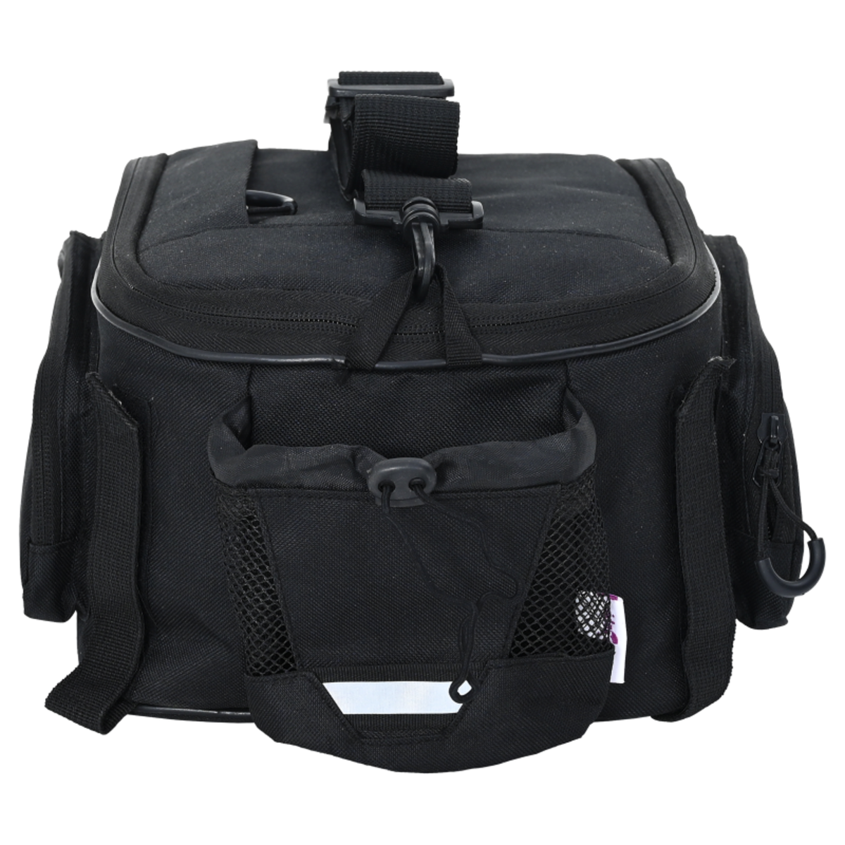 VIDAXL Sac de vélo porte bagages 12 L Noir 38x21x16 cm