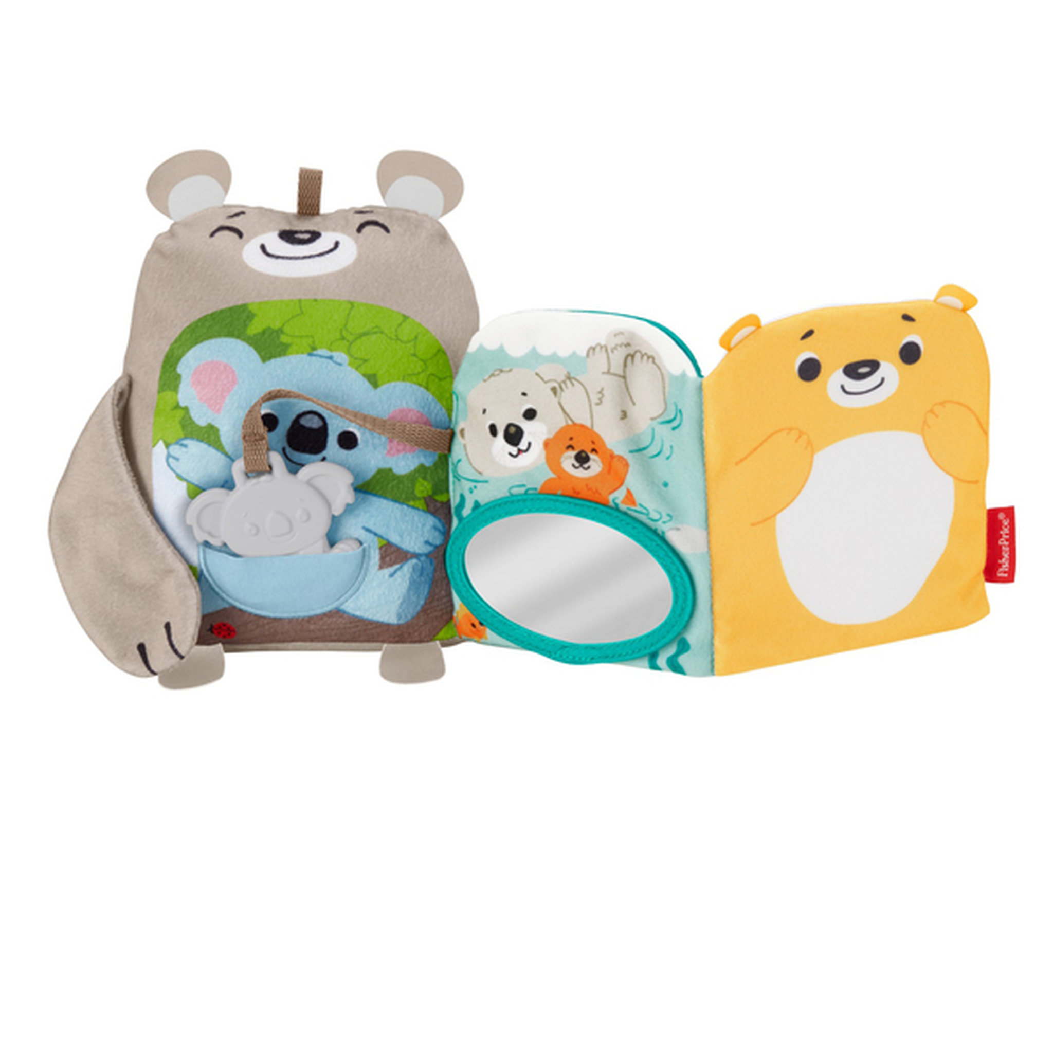 Voir la diapositive 1 : Fisher price Mon Livre Peluche d'Activités