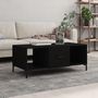 Voir la diapositive 1 : VIDAXL Table basse noir 102x50x40 cm bois d'ingenierie