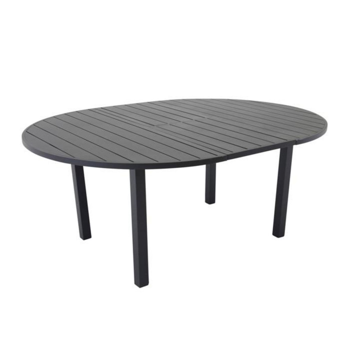 Paris Prix Table de Jardin Extensible  Marbella  140-190cm Noir