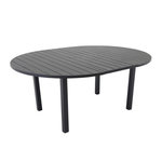 Paris Prix Table de Jardin Extensible  Marbella  140-190cm Noir