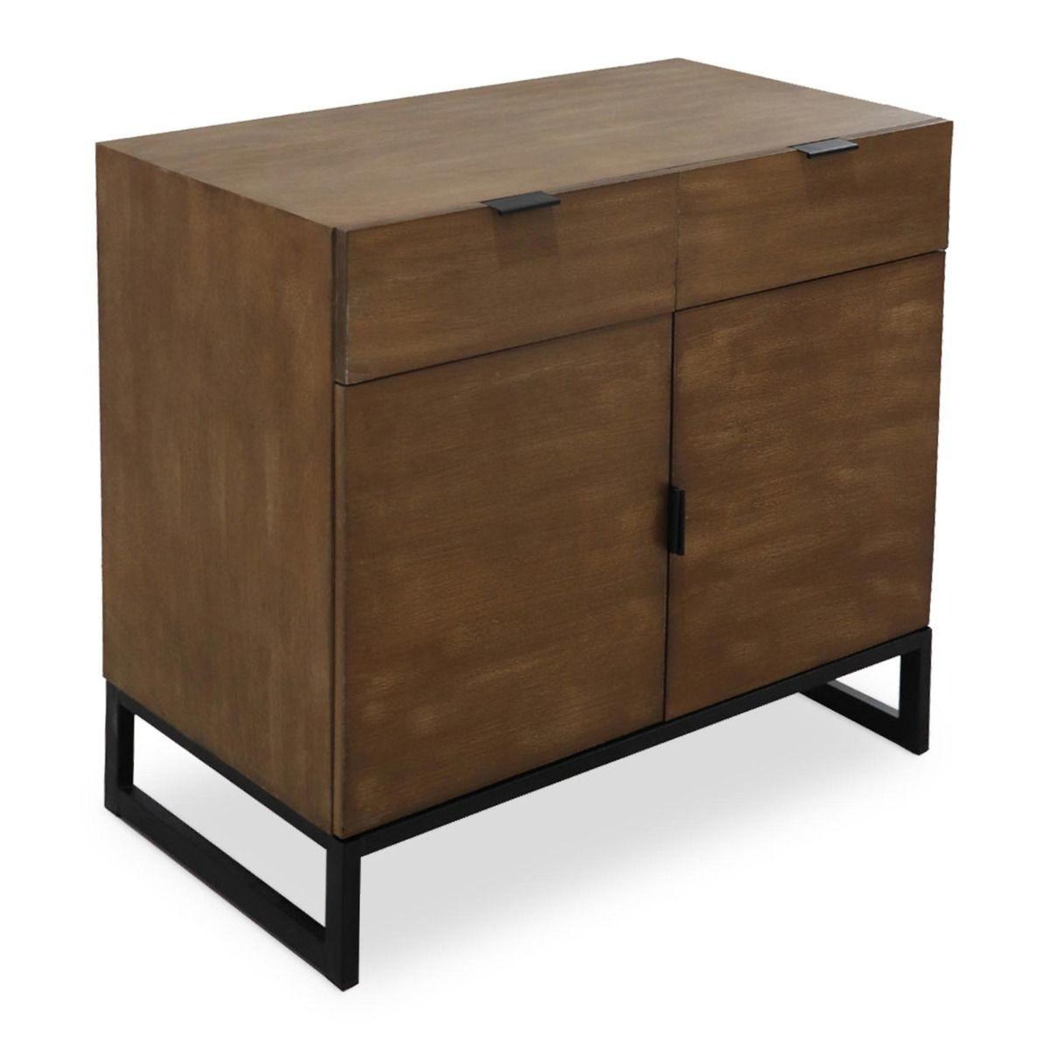 Paris Prix Commode 2 tiroirs & 2 portes  bolta  79cm chêne clair