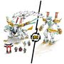 Voir la diapositive 5 : LEGO Ninjago 71786 La créature Dragon de glace de Zane, Jouet 2-en-1, Figurine de Dragon et Minifigurines