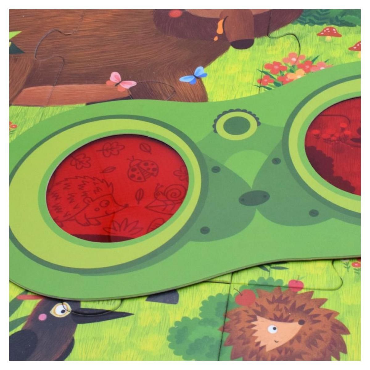 Plan Toys Puzzle détective forêt Lunettes - 35 pcs