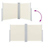 Voir la diapositive 5 : VIDAXL Auvent lateral retractable Creme 100 x 600 cm