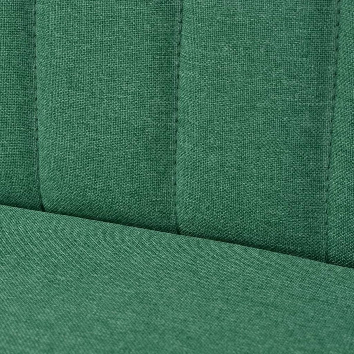 VIDAXL Canape 117x55,5x77 cm Tissu Vert