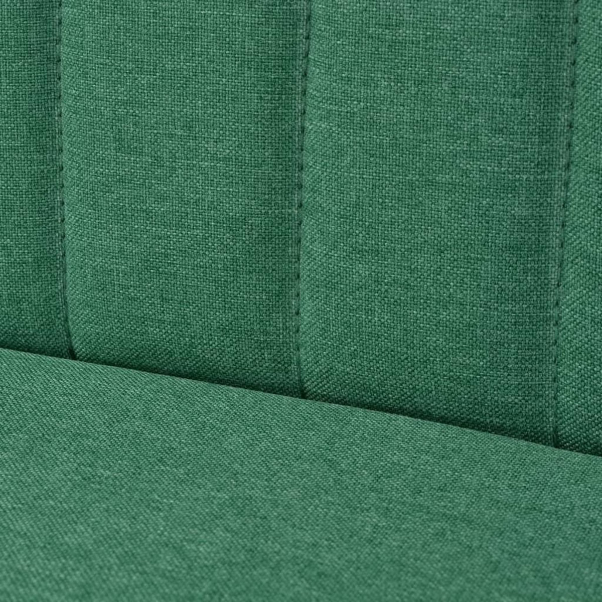 VIDAXL Canape 117x55,5x77 cm Tissu Vert