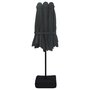 Voir la diapositive 5 : VIDAXL Parasol de jardin a double tete noir 449x265 cm