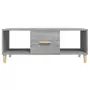 VIDAXL Table basse sonoma gris 102x50x40 cm bois d'ingenierie