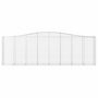 Voir la diapositive 4 : VIDAXL Paniers a gabions arques 15 pcs 400x50x120/140 cm Fer galvanise