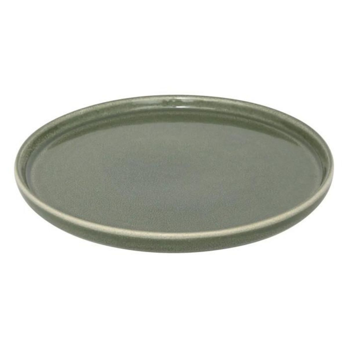 SECRET DE GOURMET Lot de 6 Assiettes à Dessert  Terre Inconnue  21cm Kaki