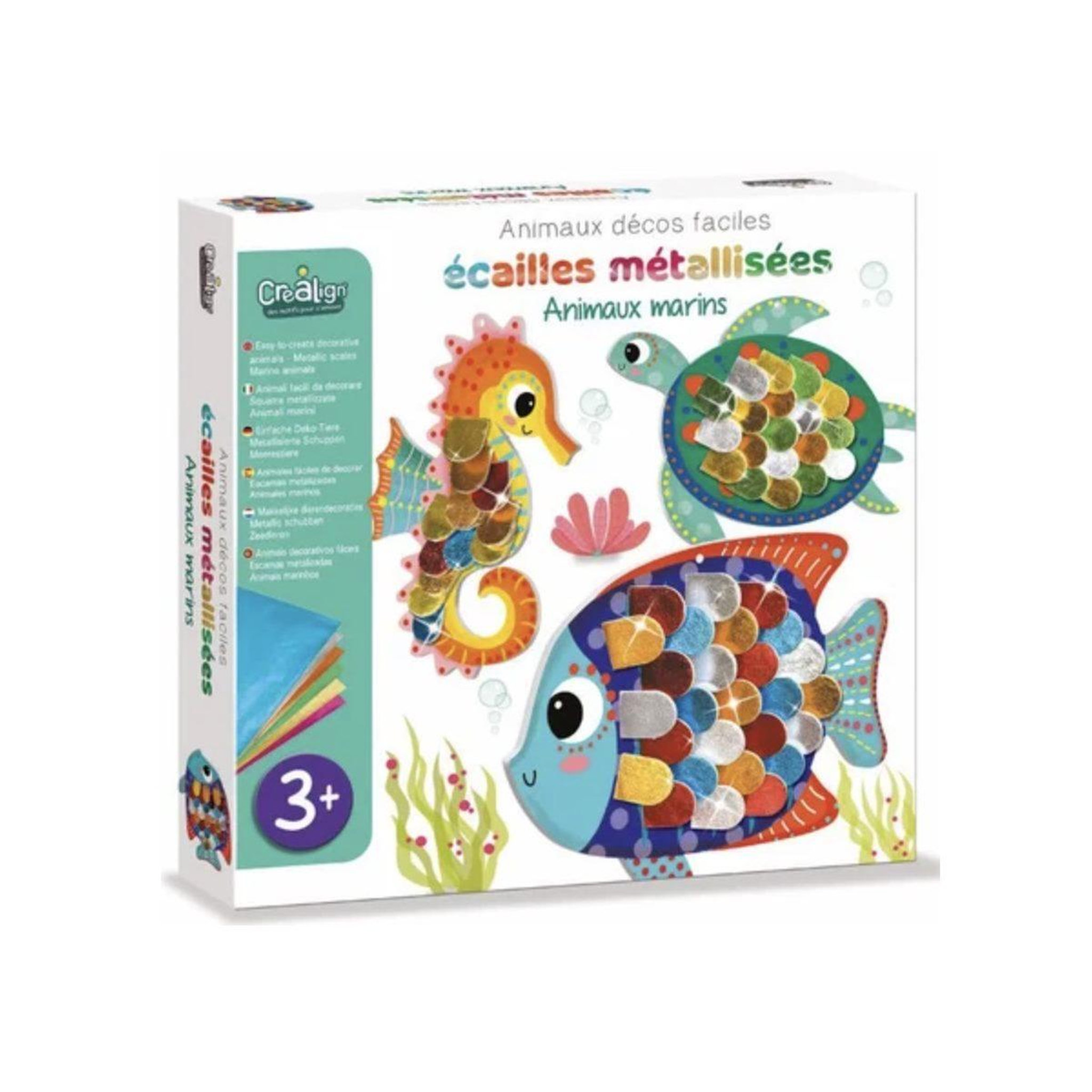 CREALIGN Ecailles metalisees - animaux marins