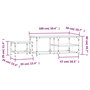 Voir la diapositive 6 : VIDAXL Tables basses gigognes 2 pcs sonoma gris bois d'ingenierie