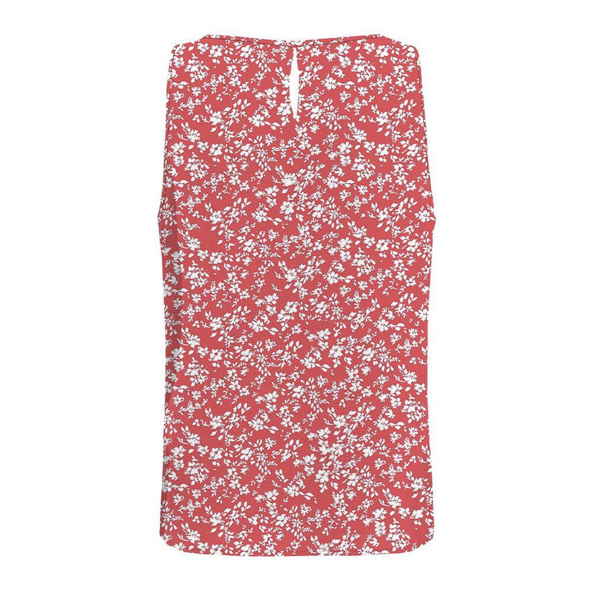 Voir la diapositive 2 : Only T-Shirt Sans Manches Rose/Blanc à Motifs Femme Only Nova Life