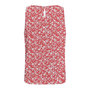 Voir la diapositive 2 : Only T-Shirt Sans Manches Rose/Blanc à Motifs Femme Only Nova Life