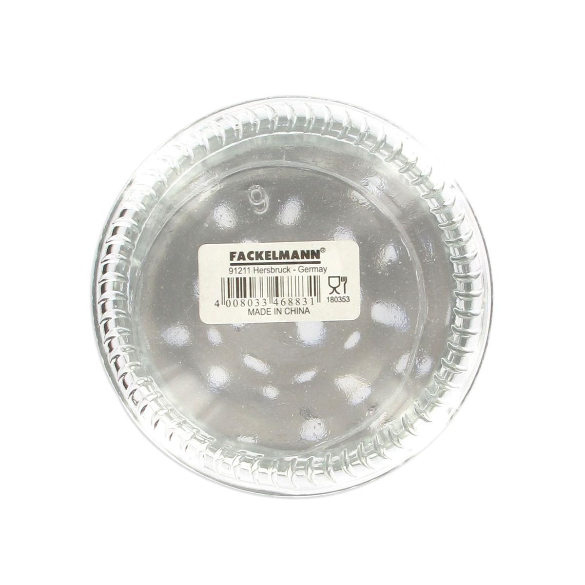 Fackelmann Saupoudreuse à parmesan et sucre glace en verre 13 cm Fackelmann