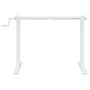 Voir la diapositive 5 : VIDAXL Cadre de bureau debout blanc (94-135)x60x(70-114) cm acier