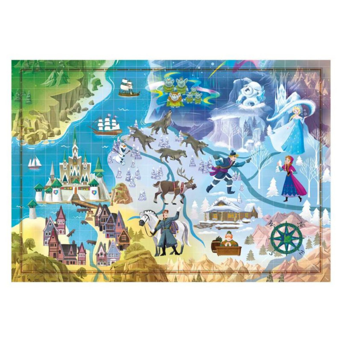 CLEMENTONI Clementoni Puzzle Disney La reine des neiges 1000 pièces