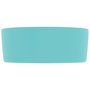 Voir la diapositive 4 : VIDAXL Lavabo rond de luxe Vert clair mat 40x15 cm Ceramique