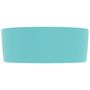 Voir la diapositive 4 : VIDAXL Lavabo rond de luxe Vert clair mat 40x15 cm Ceramique