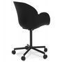 Voir la diapositive 3 : Paris Prix Chaise de Bureau Design  Maritza  85cm Noir