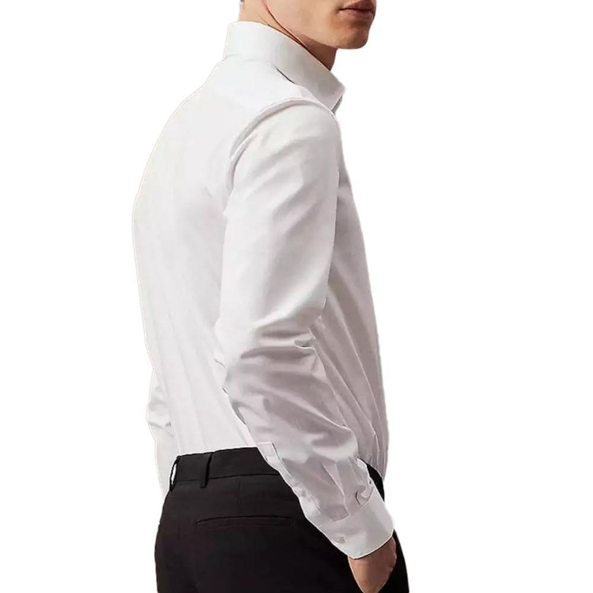 CALVIN KLEIN JEANS Chemise Blanche Homme Calvin Klein Jeans Poplin Stretch Regul