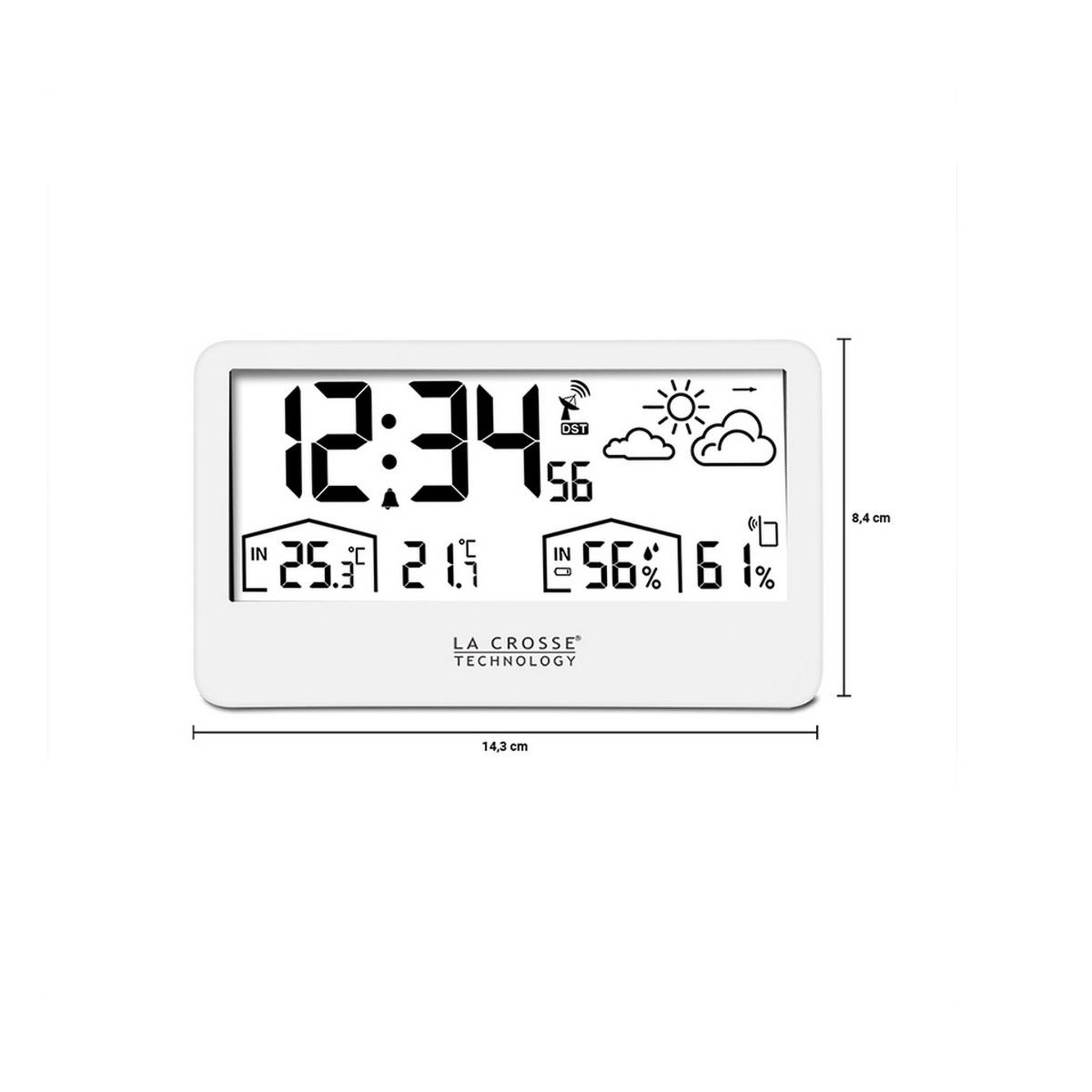 Voir la diapositive 4 : La crosse technology Station météo blanc - ws6230-whi