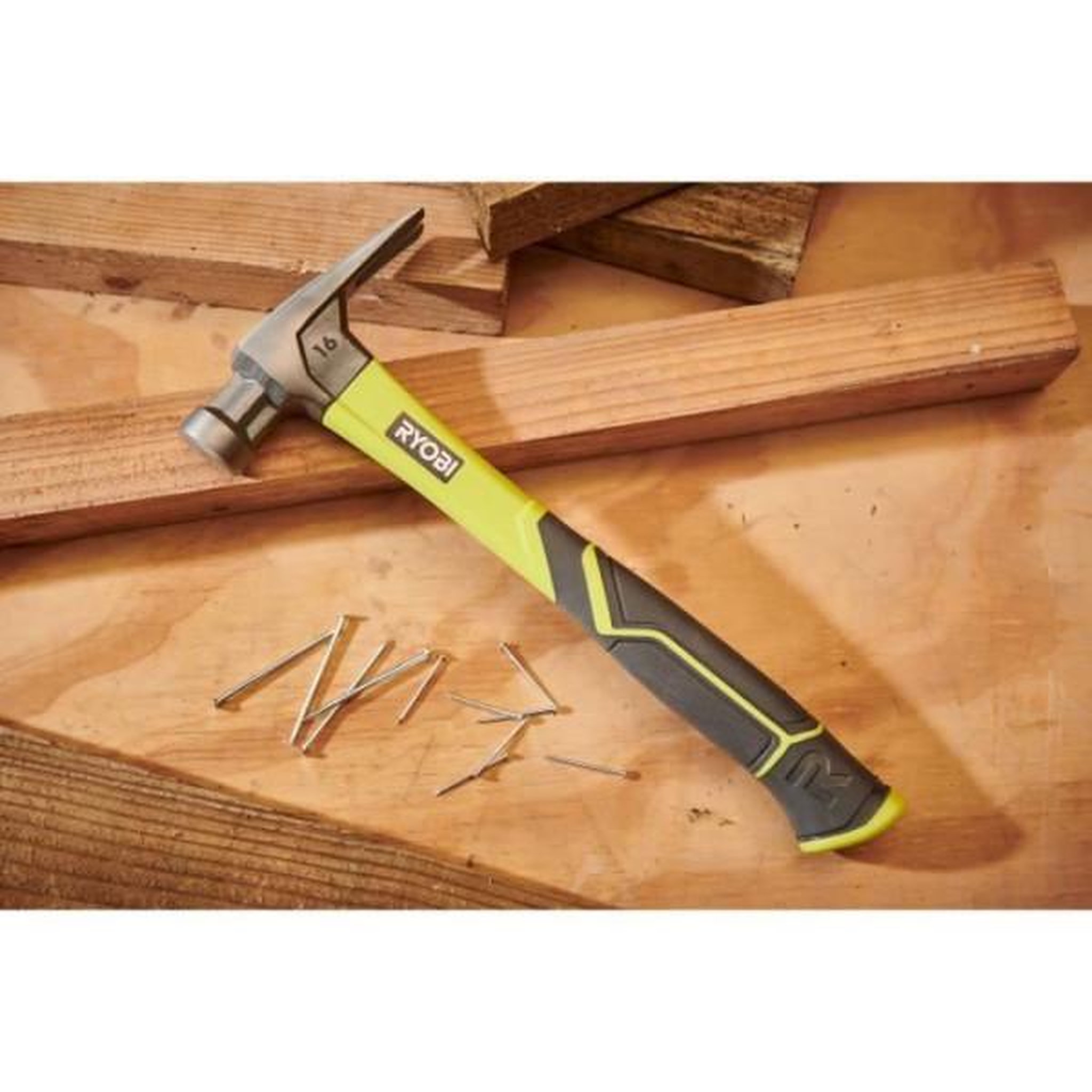 Voir la diapositive 4 : Ryobi Marteau de charpentier - RYOBI - 450g