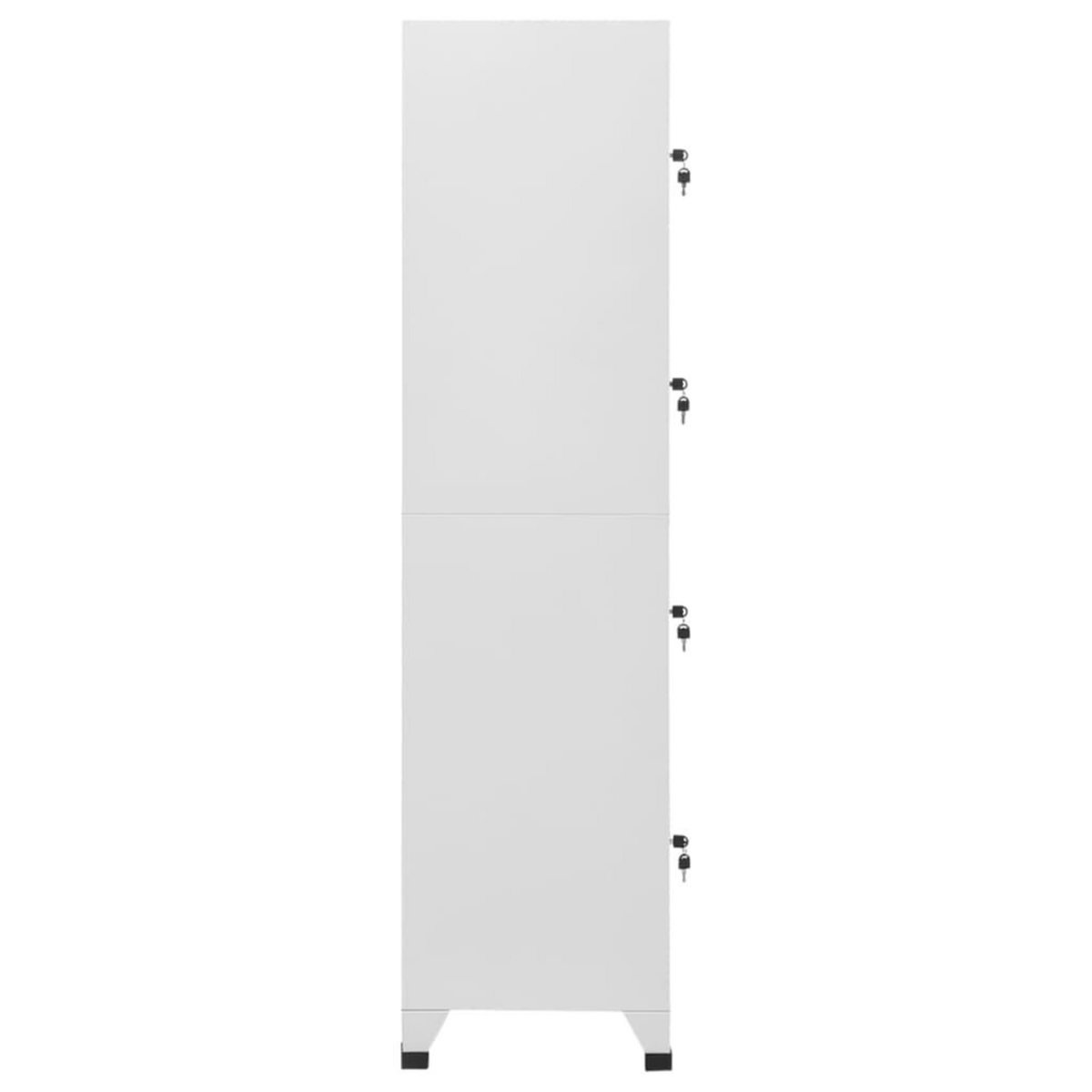 VIDAXL Armoire a casier avec 4 compartiments 38x45x180 cm