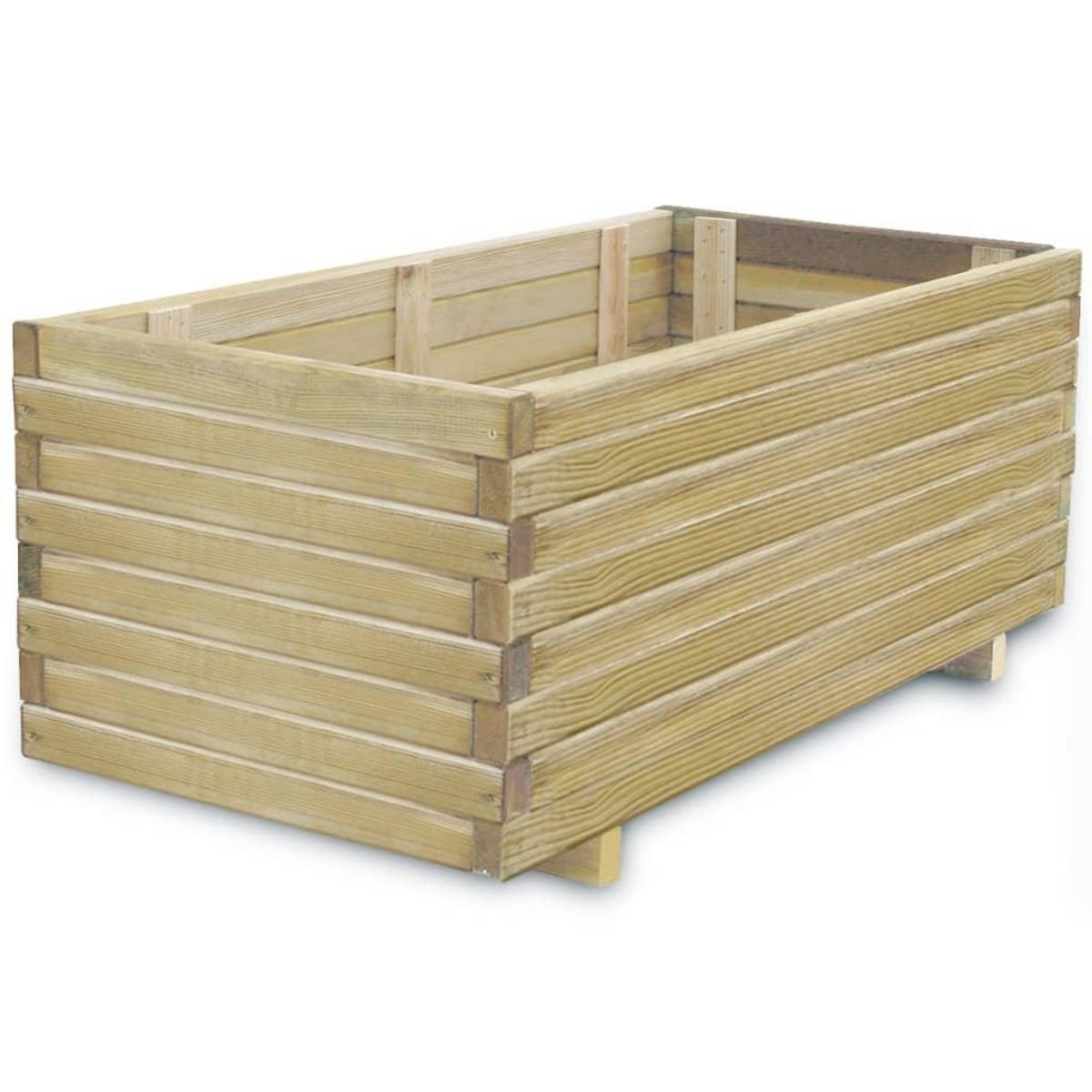 VIDAXL Lit sureleve rectangulaire 100x50x40 cm bois