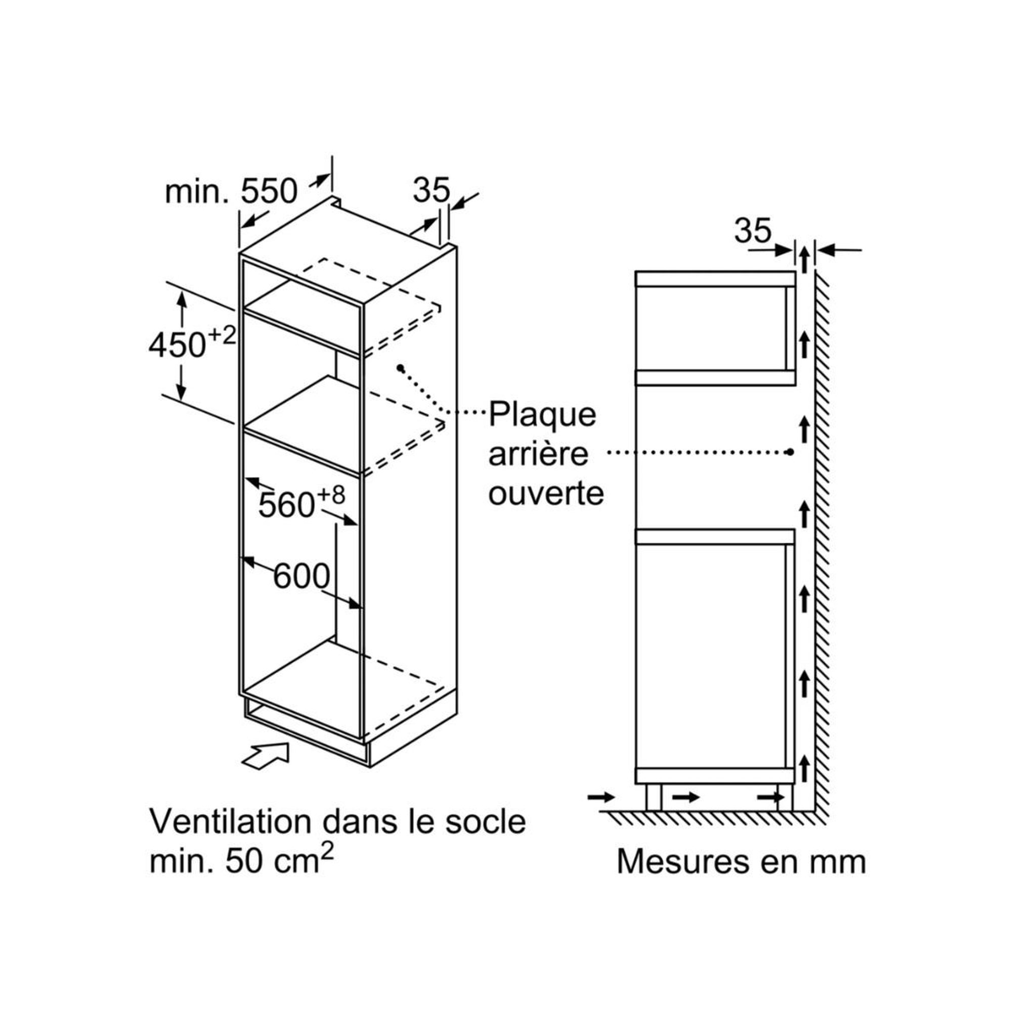Voir la diapositive 6 : BOSCH Micro-ondes combiné 44l 3350w noir - cma583mb0