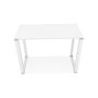 Voir la diapositive 5 : Paris Prix Bureau Design en Verre  Zaho  140cm Blanc