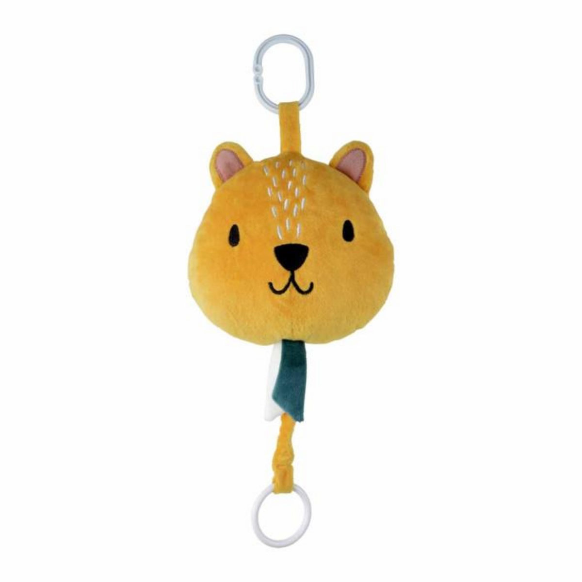 Paris Prix Peluche Musicale Léopard  Sweet Savane  32cm Jaune