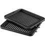 Voir la diapositive 5 : TEFAL Croque, gaufre, gaufrette, gril WM755D12 -WM75 Gaufrier KING SIZE 4 en 1