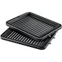 Voir la diapositive 5 : TEFAL Croque, gaufre, gaufrette, gril WM755D12 -WM75 Gaufrier KING SIZE 4 en 1