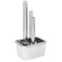 Voir la diapositive 3 : VIDAXL Fontaine de jardin Argente 48x34x88 cm Acier inoxydable