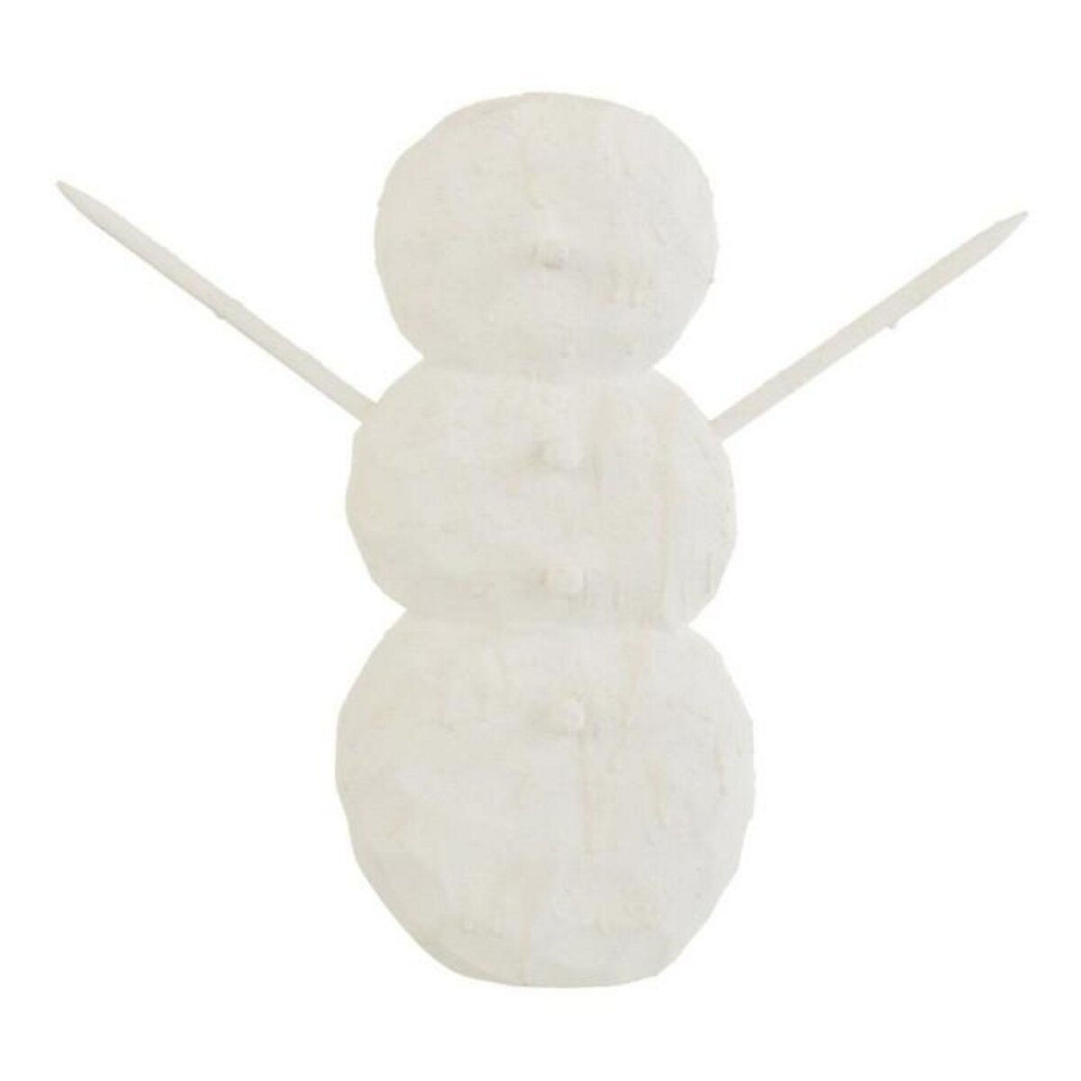 Paris Prix Statuette Déco  Bonhomme de Neige  32cm Blanc