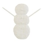 Paris Prix Statuette Déco  Bonhomme de Neige  32cm Blanc